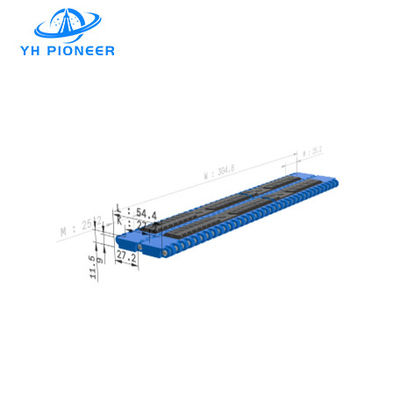 Dobra cena. Wytrzymały pas modułowy z gumową czubką dla zwiększonej odporności na zużycie i redukcji hałasu w Internecie