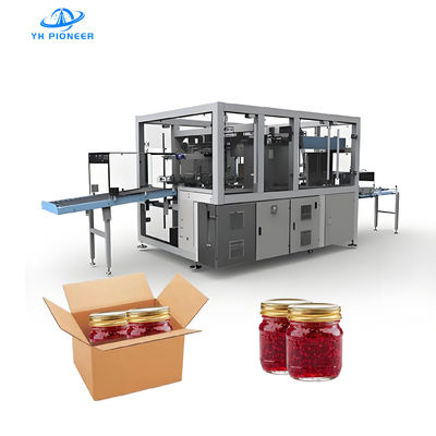 Dobra cena. Automatyczna linia pakująca w kartony dla butelek, puszek i słoików z dżemem - maszyna do pakowania w kartony w Internecie
