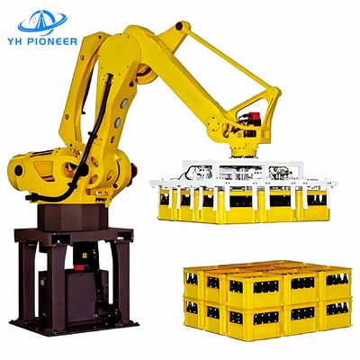 Dobra cena. Prędkość regulowana Automatyczny Robot Palletizing PLC Robot Palletizer Machine w Internecie