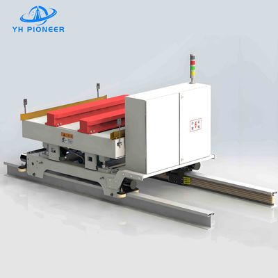 System kierowanego pojazdu kolejowego RGV o dużej prędkości do obróbki i przechowywania materiałów