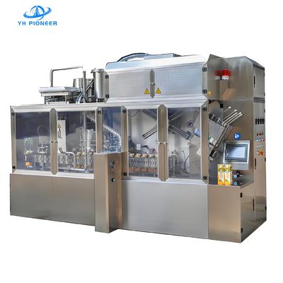 System wypełniania napojów o wysokiej automatyzacji z modułową konstrukcją dla stabilnej produkcji zimnego wypełnienia 27 kW mocy 3000 kartonów / godzinę 304 stali nierdzewnej